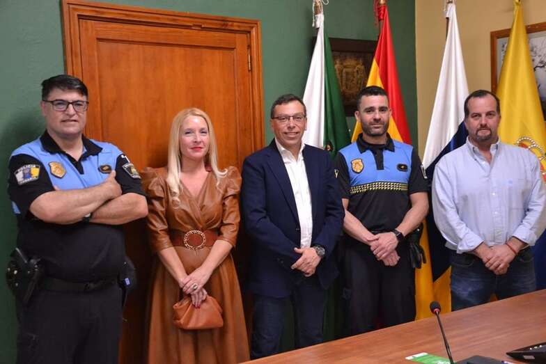 Momento del acto celebrado este martes en Valsequillo (Foto TA)